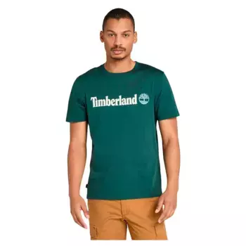Футболка с коротким рукавом Timberland Kennebec River Linear Logo, зеленый