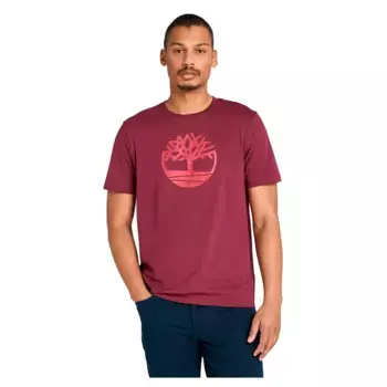 Футболка с коротким рукавом Timberland Kennebec River Tree Logo, красный