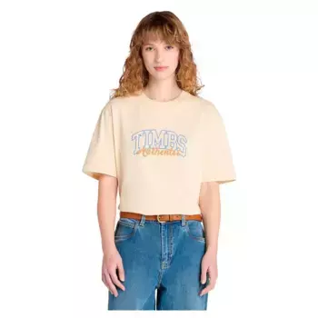 Футболка с коротким рукавом Timberland Varsity Graphic, желтый
