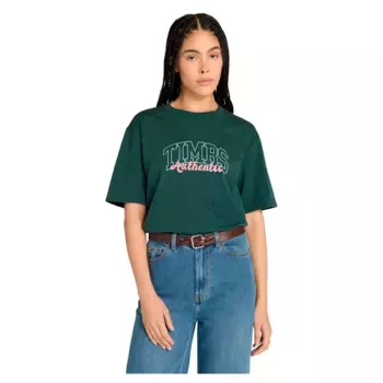 Футболка с коротким рукавом Timberland Varsity Graphic, зеленый