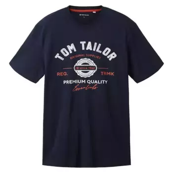 Футболка с коротким рукавом Tom Tailor 1037735 Logo, черный