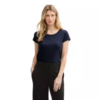 Футболка с коротким рукавом Tom Tailor Slub Crew Neck, синий