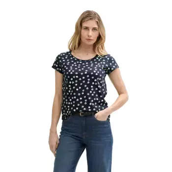 Футболка с коротким рукавом Tom Tailor Slub Crew Neck, синий