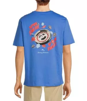 Футболка с коротким рукавом Tommy Bahama Spin Three Won That, синий