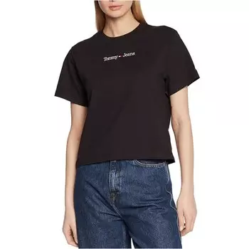 Футболка с коротким рукавом Tommy Jeans DW0DW15049, черный