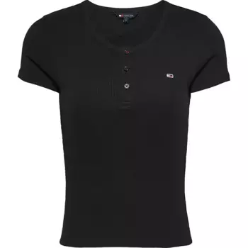 Футболка с коротким рукавом Tommy Jeans DW0DW19502, черный