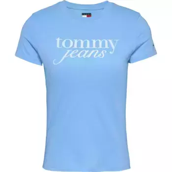 Футболка с коротким рукавом Tommy Jeans Essential Logo, синий