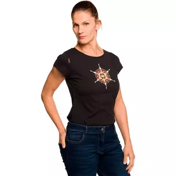 Футболка с коротким рукавом Trangoworld Mandala, черный