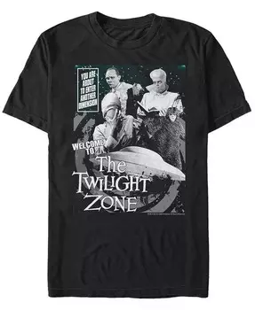 Футболка с коротким рукавом «Twilight Zone CBS Men's Entering Another Dimension» Fifth Sun, черный