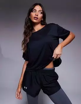 Футболка с коротким рукавом Under Armour Motion черного цвета