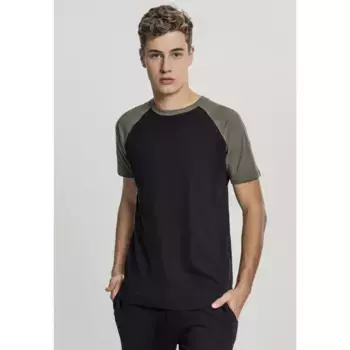 Футболка с коротким рукавом Urban Classics Contract 2.0 Raglan, черный