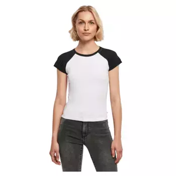 Футболка с коротким рукавом Urban Classics Organic Stretch Short Retro Baseball, белый