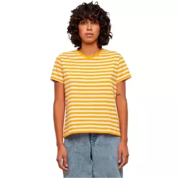 Футболка с коротким рукавом Urban Classics Regular Striped, желтый