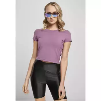 Футболка с коротким рукавом Urban Classics Stretch Cropped, фиолетовый