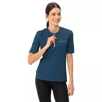 Футболка с коротким рукавом VAUDE Tremalzo Q-Zip, синий