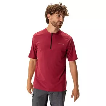 Футболка с коротким рукавом VAUDE Tremalzo Q-Zip, красный