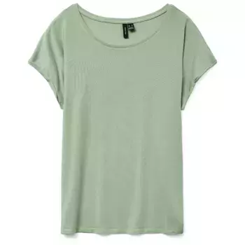 Футболка с коротким рукавом Vero Moda Ava Plain, зеленый