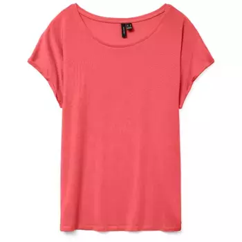 Футболка с коротким рукавом Vero Moda Ava Plain, оранжевый