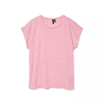 Футболка с коротким рукавом Vero Moda Ava Plain Stripe, розовый