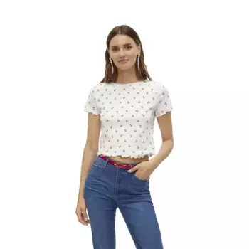 Футболка с коротким рукавом Vero Moda Harry, белый
