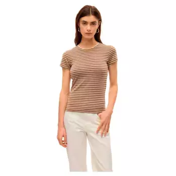 Футболка с коротким рукавом Vero Moda Ines Fiona, коричневый