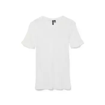 Футболка с коротким рукавом Vero Moda Lisa Pointelle, белый