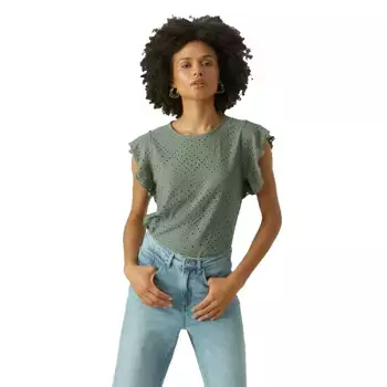 Футболка с коротким рукавом Vero Moda Tassa, зеленый