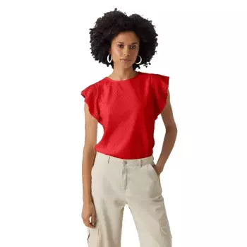 Футболка с коротким рукавом Vero Moda Tassa, красный