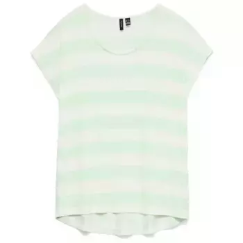 Футболка с коротким рукавом Vero Moda Wide Stripe, зеленый