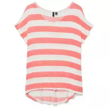 Футболка с коротким рукавом Vero Moda Wide Stripe, белый