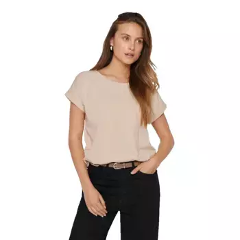 Футболка с коротким рукавом Vila Dreamers New Pure, бежевый