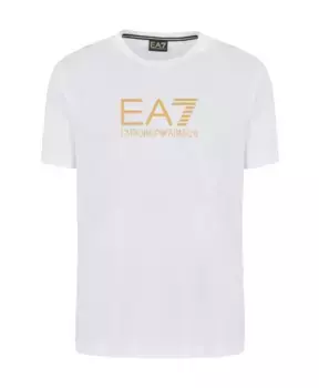 Футболка с коротким рукавом в спортивном стиле Emporio Armani Ea7, белый
