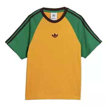 Футболка с коротким рукавом wales bonner Adidas, золотой