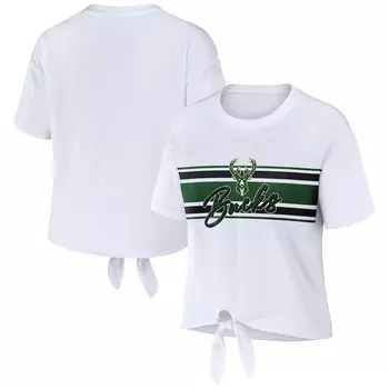 Футболка с коротким рукавом WEAR by Erin Andrews Milwaukee Bucks, белый