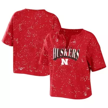Футболка с коротким рукавом WEAR by Erin Andrews Nebraska Huskers, алый