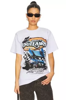 Футболка с коротким рукавом World of outlaws spring car series Philcos, white