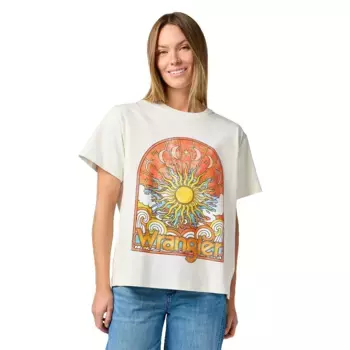 Футболка с коротким рукавом Wrangler Girlfriend, белый