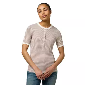 Футболка с коротким рукавом Wrangler Henley Slim Fit, бежевый