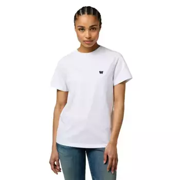 Футболка с коротким рукавом Wrangler Sign Off Slim Fit, белый