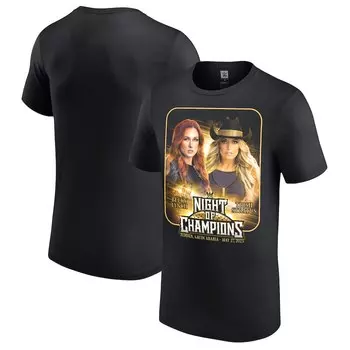 Футболка с коротким рукавом WWE Authentic Becky Lynch, черный