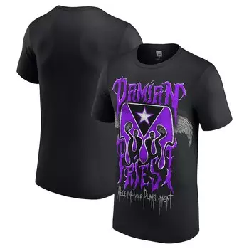 Футболка с коротким рукавом WWE Authentic Damian Priest, черный