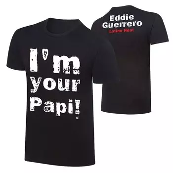 Футболка с коротким рукавом WWE Authentic Eddie Guerrero, черный