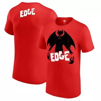 Футболка с коротким рукавом WWE Authentic Edge, красный