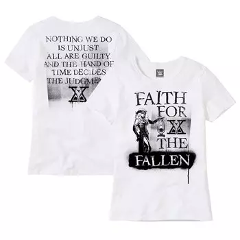 Футболка с коротким рукавом WWE Authentic Karrion Kross, белый