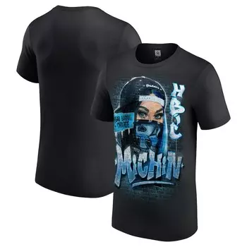 Футболка с коротким рукавом WWE Authentic Michin, черный