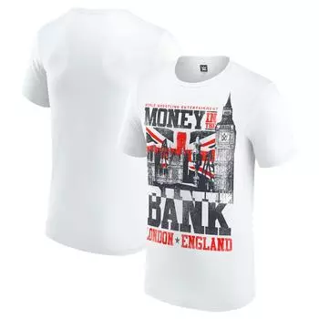 Футболка с коротким рукавом WWE Authentic Money In The Bank, белый