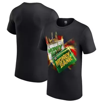 Футболка с коротким рукавом WWE Authentic Money In The Bank, черный