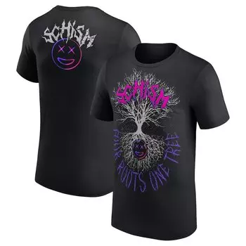 Футболка с коротким рукавом WWE Authentic Schism, черный