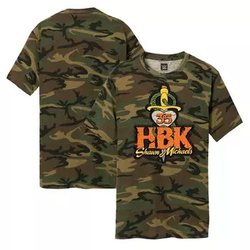 Футболка с коротким рукавом WWE Authentic Shawn Michaels, зеленый