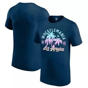 Футболка с коротким рукавом WWE Authentic Wrestlemania, нави